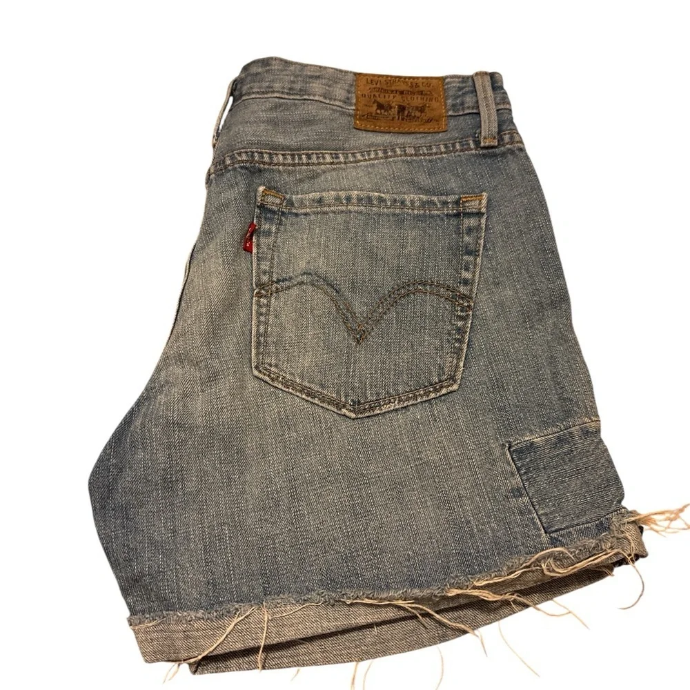 Levi's Blue Denim Women's Shorts